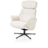 Lazaro, fauteuil + pouf - tissu Livigno