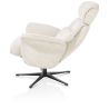 Lazaro, fauteuil + pouf - tissu Livigno