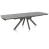 Vegas, table a rallonge 170 (+ 60) x 100 cm - ceramique projetee sur verre - Henders and Hazel