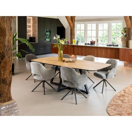 Ridgefield, table ovale 240 x 110 cm - Henders and Hazel
