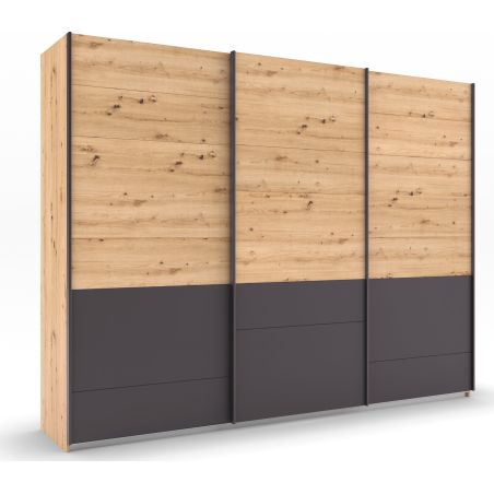 Armoire 271 cm YANIS avec 3 portes coulissantes