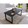 Salle à manger complète GABRIEL DARK en décor chêne noir avec table 210 cm sans LED