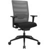 Chaise de Bureau TRAVIS noir et gris