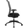 Chaise de Bureau TRAVIS noir et gris
