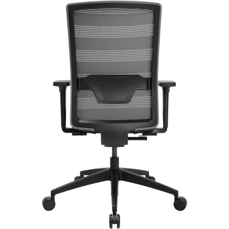 Chaise de Bureau TRAVIS noir et gris