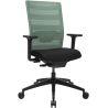 Chaise de Bureau TRAVIS noir et menthe