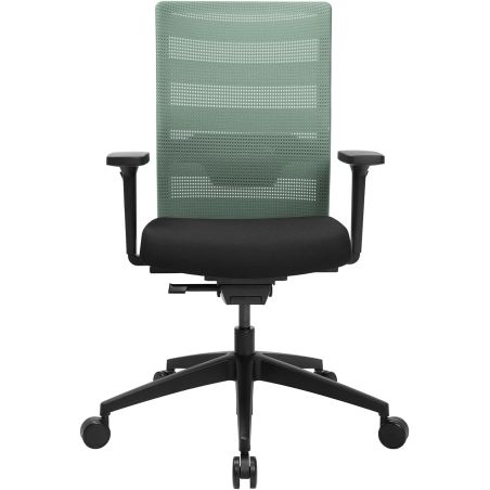Chaise de Bureau TRAVIS noir et menthe