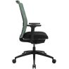 Chaise de Bureau TRAVIS noir et menthe