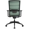 Chaise de Bureau TRAVIS noir et menthe