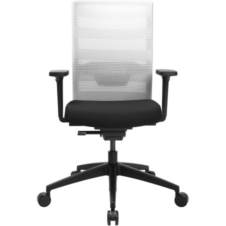 Chaise de Bureau TRAVIS noir et blanc