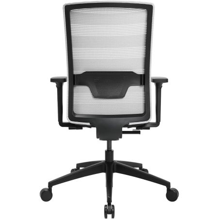 Chaise de Bureau TRAVIS noir et blanc
