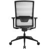 Chaise de Bureau TRAVIS noir et blanc