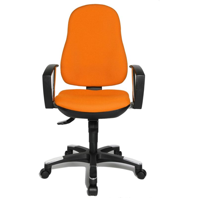 Chaise de Bureau HARPER noir avec accoudoirs