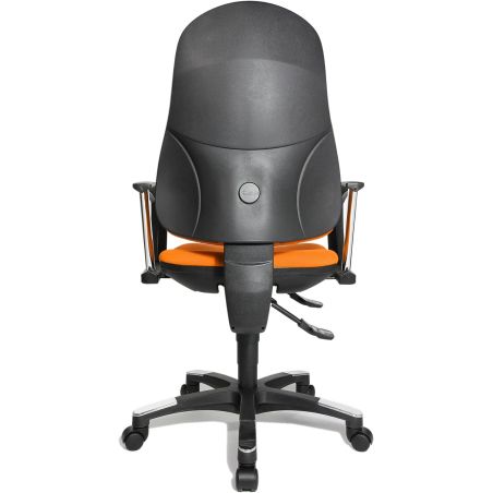 Chaise de Bureau HARPER noir avec accoudoirs