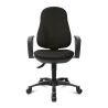 Chaise de Bureau HARPER noir avec accoudoirs