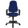Chaise de Bureau HARPER noir avec accoudoirs