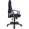 Chaise de Bureau HARPER noir avec accoudoirs