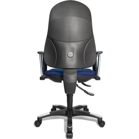 Chaise de Bureau HARPER noir avec accoudoirs