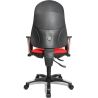Chaise de Bureau HARPER rouge avec accoudoirs