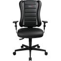 Chaise de Bureau gamer BURTON noir avec accoudoirs