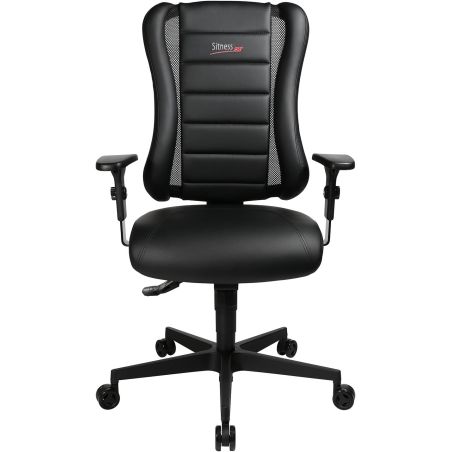Chaise de Bureau gamer BURTON noir avec accoudoirs