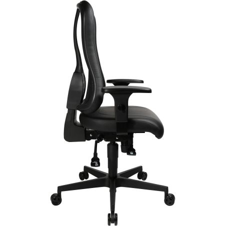 Chaise de Bureau gamer BURTON noir avec accoudoirs