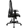 Chaise de Bureau gamer BURTON noir avec accoudoirs