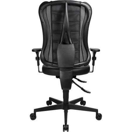 Chaise de Bureau gamer BURTON noir avec accoudoirs