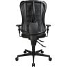 Chaise de Bureau gamer BURTON noir avec accoudoirs