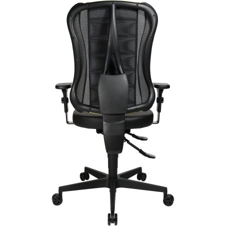 Chaise de Bureau gamer BURTON vert avec accoudoirs