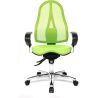 Chaise de Bureau ROLAND vert pomme avec accoudoirs