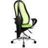 Chaise de Bureau ROLAND vert pomme avec accoudoirs