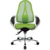 Chaise de Bureau ROLAND vert pomme avec accoudoirs