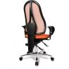 Chaise de Bureau ROLAND orange avec accoudoirs