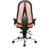 Chaise de Bureau ROLAND orange avec accoudoirs