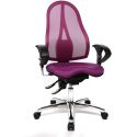 Chaise de Bureau ROLAND violet avec accoudoirs