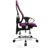 Chaise de Bureau ROLAND violet avec accoudoirs