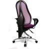 Chaise de Bureau ROLAND violet avec accoudoirs