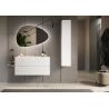 Meublesuspendu avec vasque HESTIA 100 cm en blanc brillant