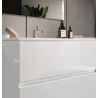 Meuble avec vasque HESTIA 82 cm en blanc brillant