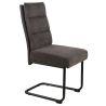 Chaise KAMA en tissu anthracite ou beige
