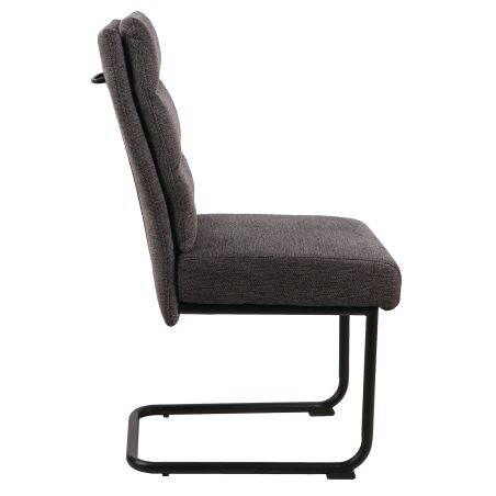Chaise KAMA en tissu anthracite ou beige