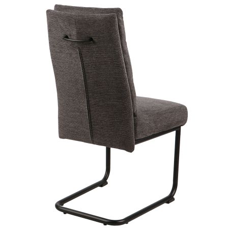 Chaise KAMA en tissu anthracite ou beige