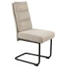 Chaise KAMA en tissu anthracite ou beige