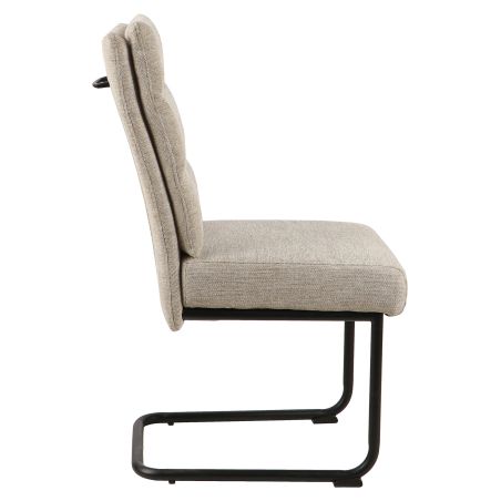 Chaise KAMA en tissu anthracite ou beige