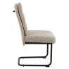 Chaise KAMA en tissu anthracite ou beige