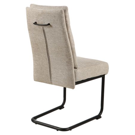 Chaise KAMA en tissu anthracite ou beige