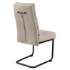 Chaise KAMA en tissu anthracite ou beige