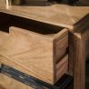 Chevet CRAINE en bois d'acacia avec 1 tiroir et 1 niche