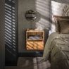 Set de 2 chevets WAREN en bois d'acacia avec 1 tiroir et 1 niche